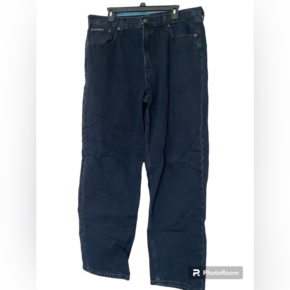 dark blue calvin klein jeans
